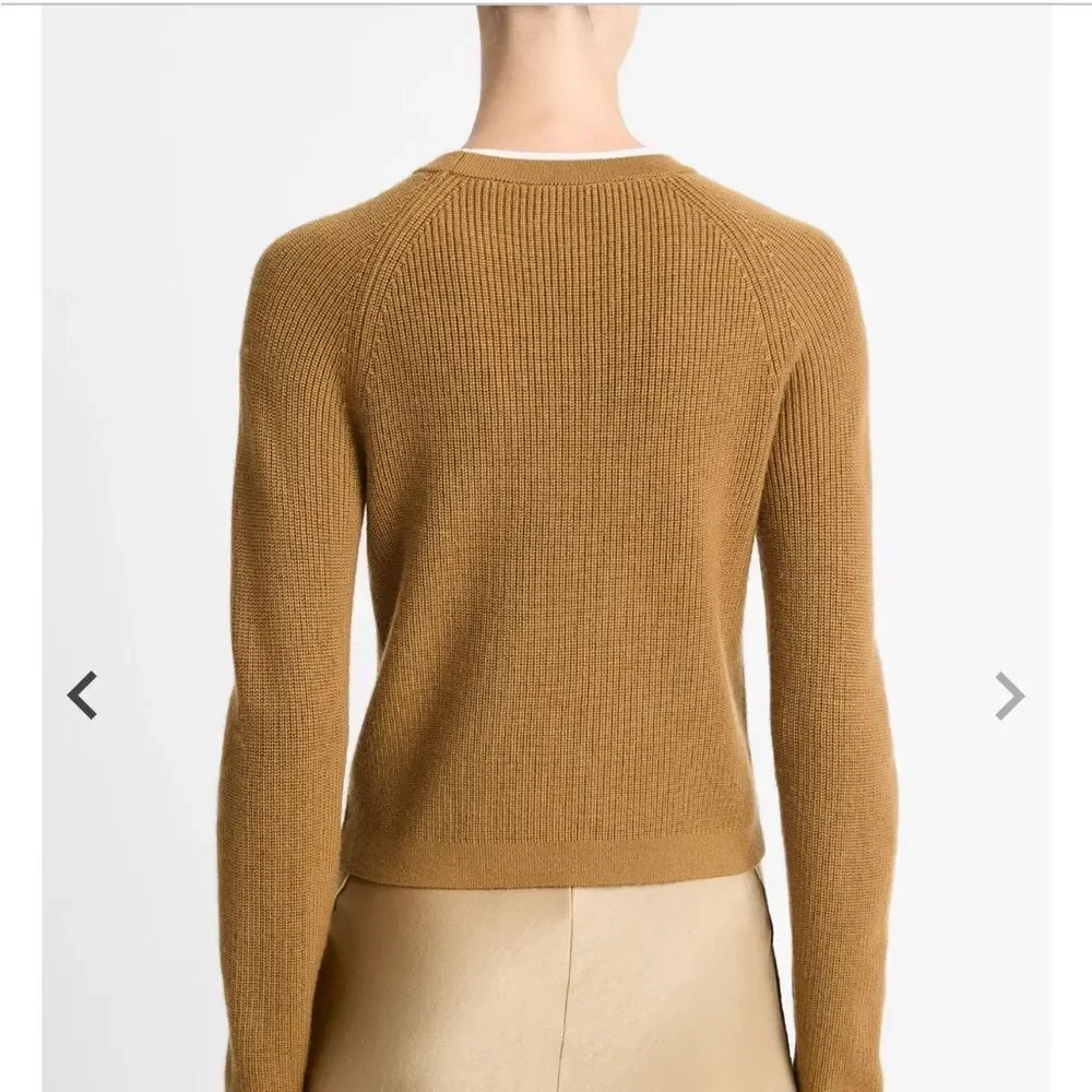 Vince wool- cashmere double neck sweater